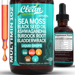 Clean Nutraceuticals frente del envase mostrando la marca y el producto