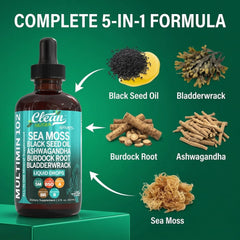 Clean Nutraceuticals gotas vertidas en un batido para añadir minerales