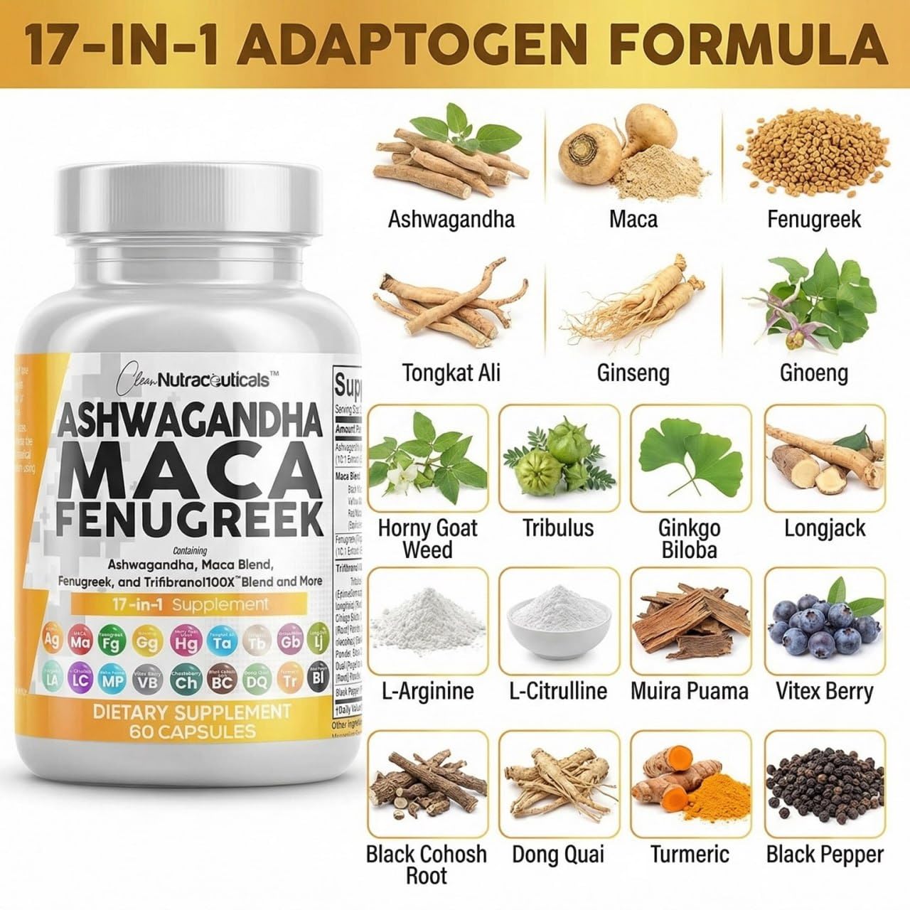 Clean Nutraceuticals cápsulas en mano para comparar tamaño y dosis
