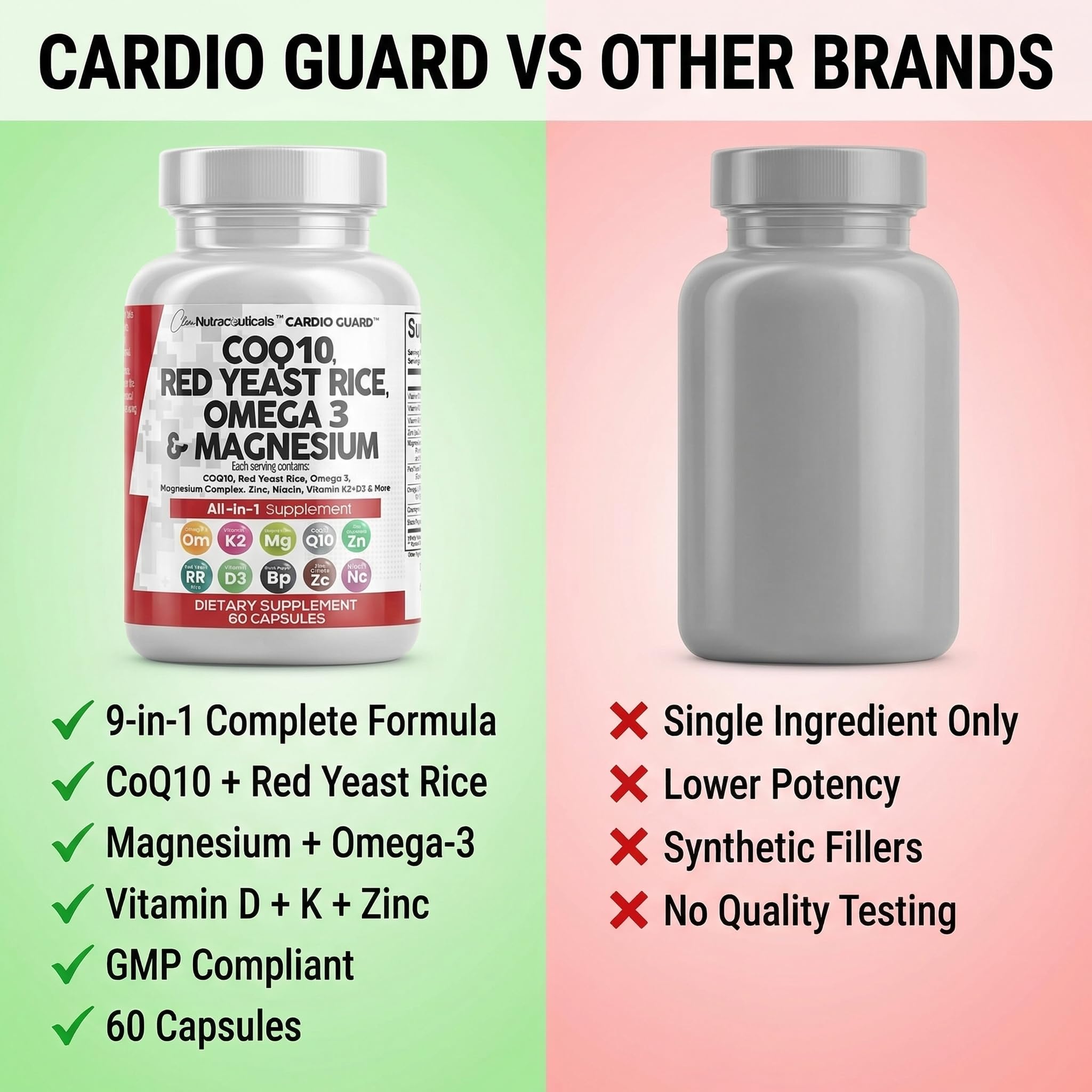Clean Nutraceuticals frasco en mesa de cocina en contexto de uso diario
