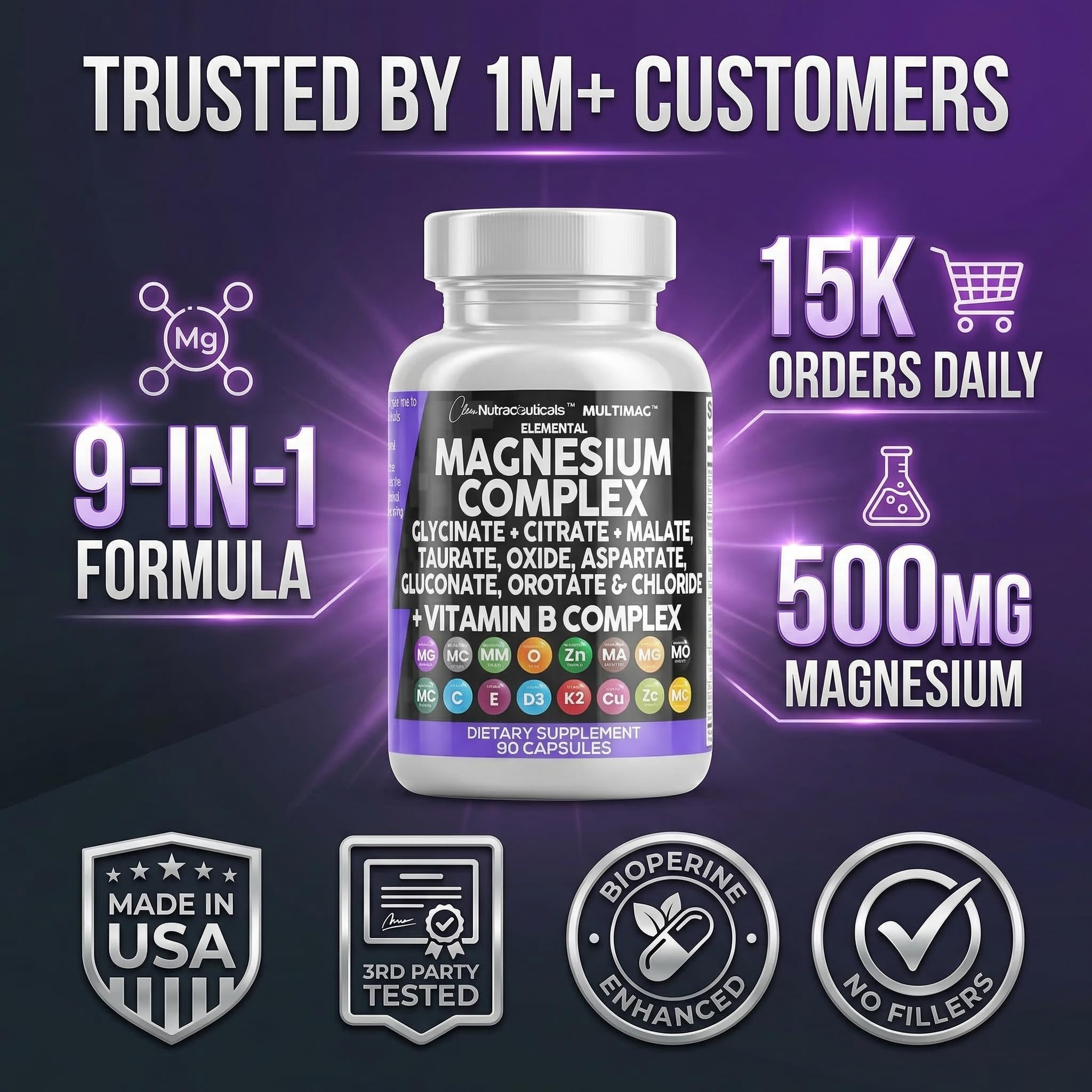 Clean Nutraceuticals producto junto a otros botes para comparar fórmulas