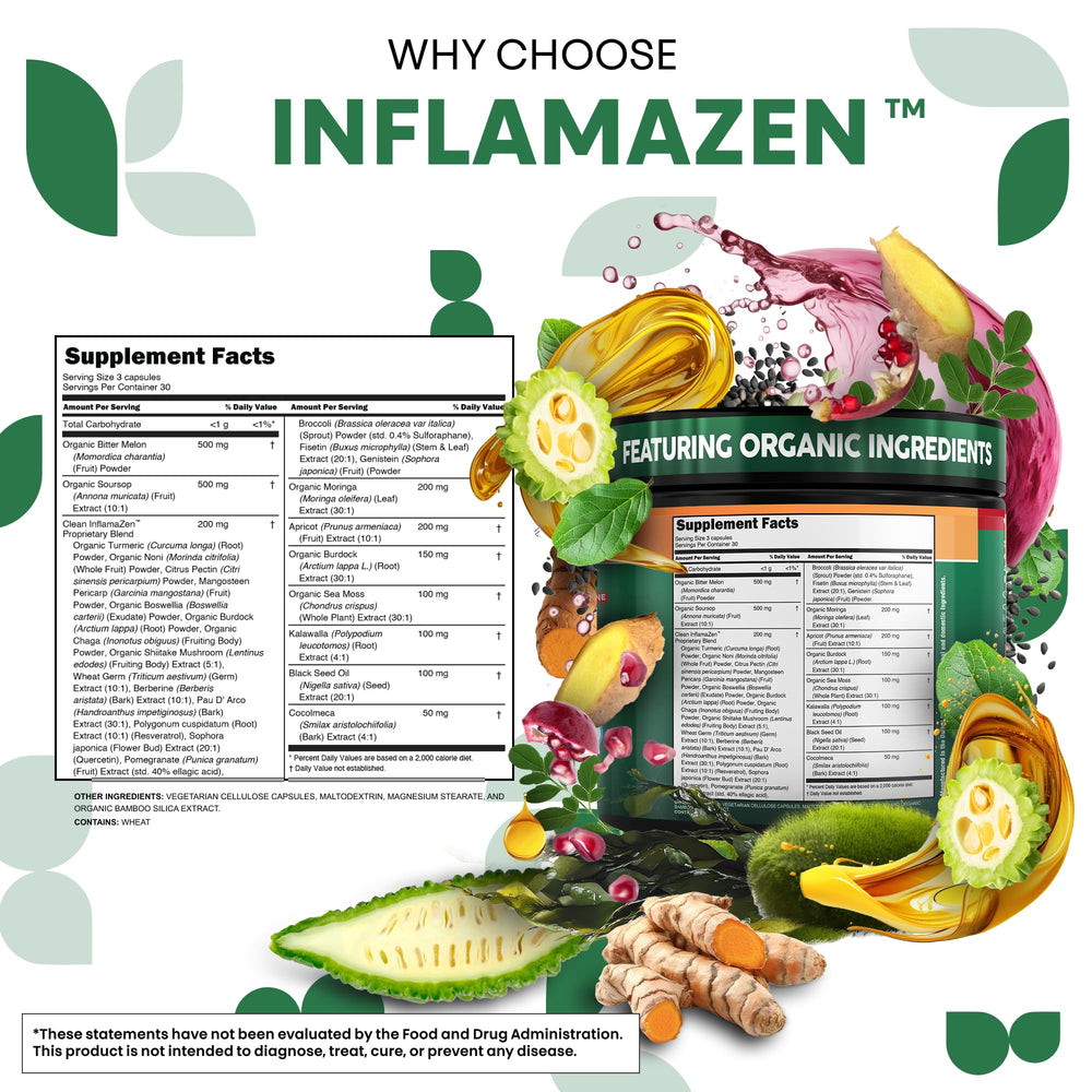 Clean Nutraceuticals detalle de etiqueta con lista de ingredientes y calidad