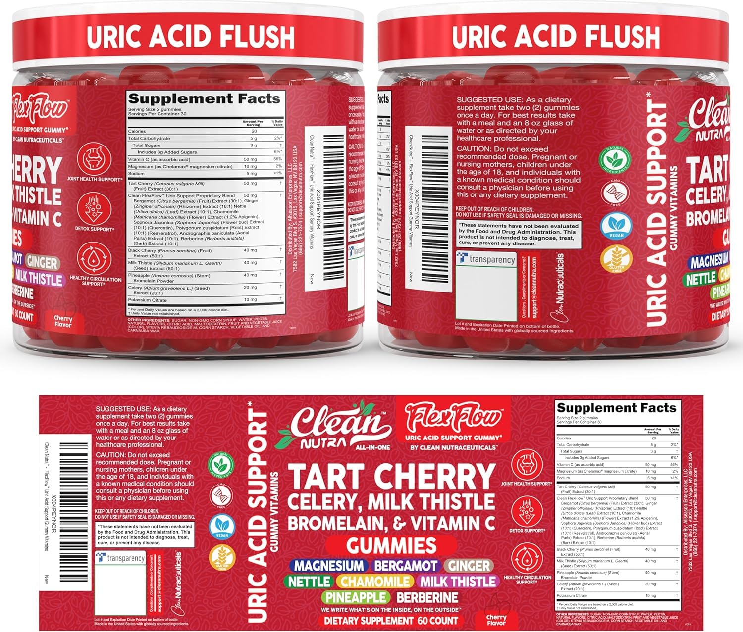 Clean Nutraceuticals sello de calidad y fabricación USA para confianza