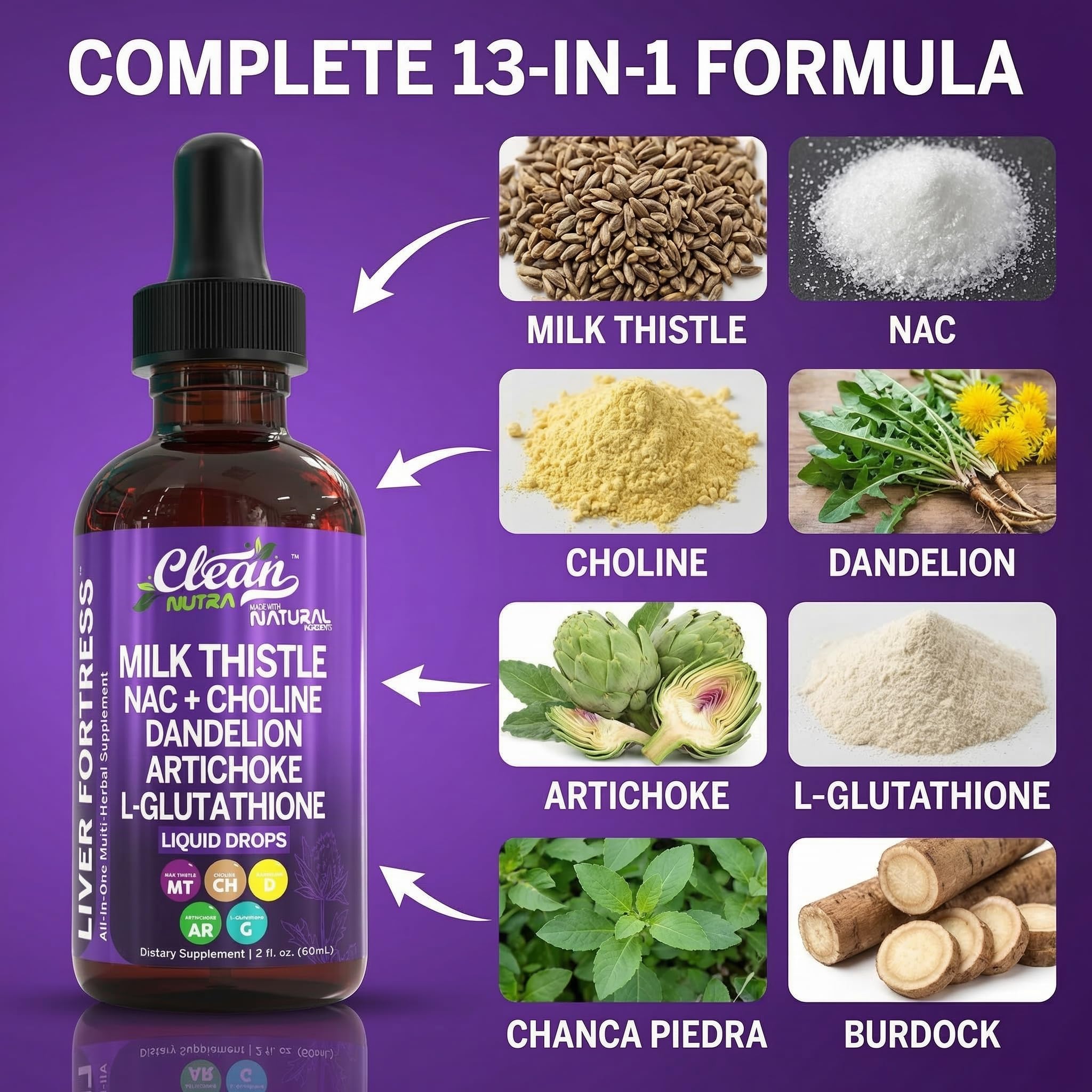 Clean Nutraceuticals mezclado en batido demostrando uso diario y conveniencia