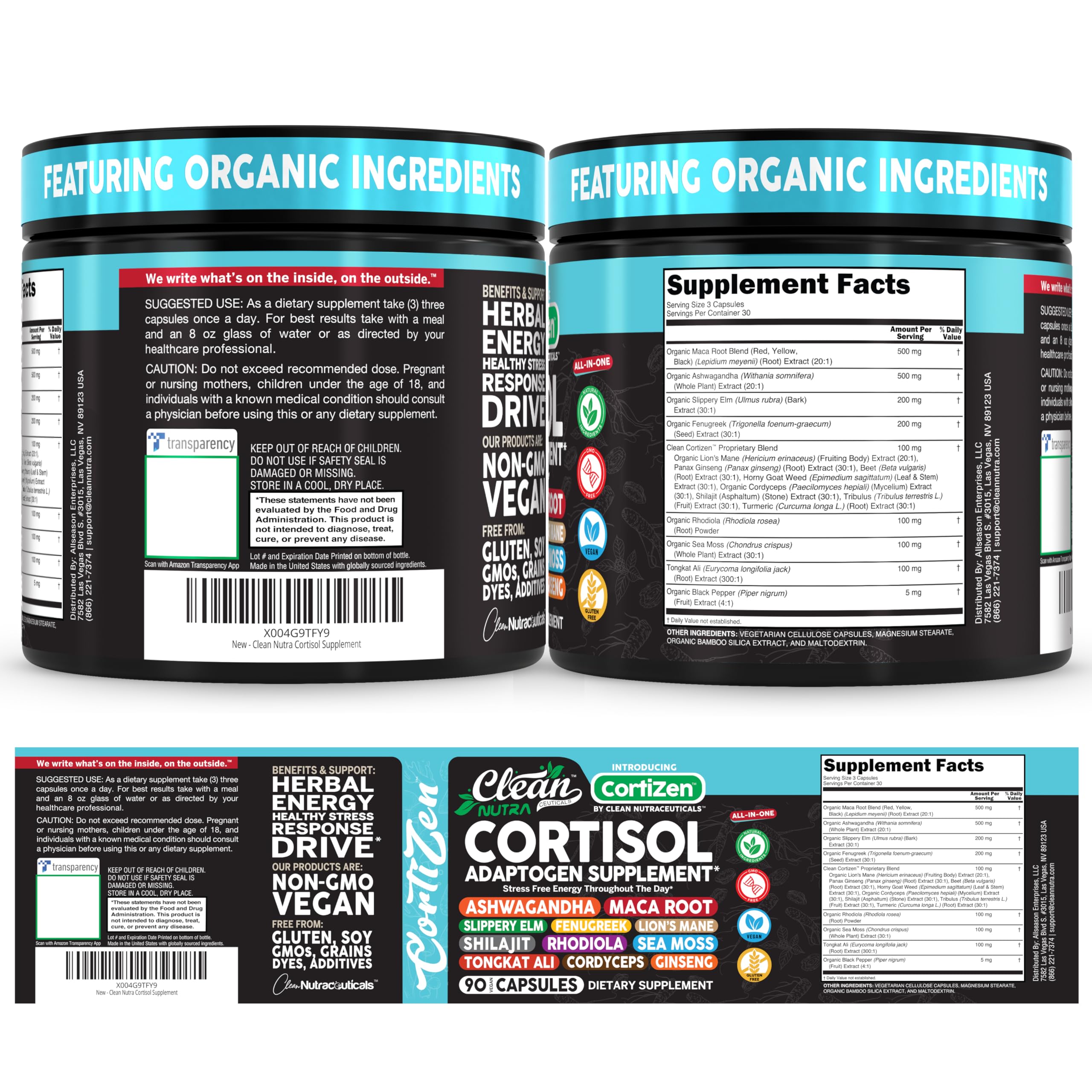 Clean Nutraceuticals botella en cocina mostrando integración en rutina