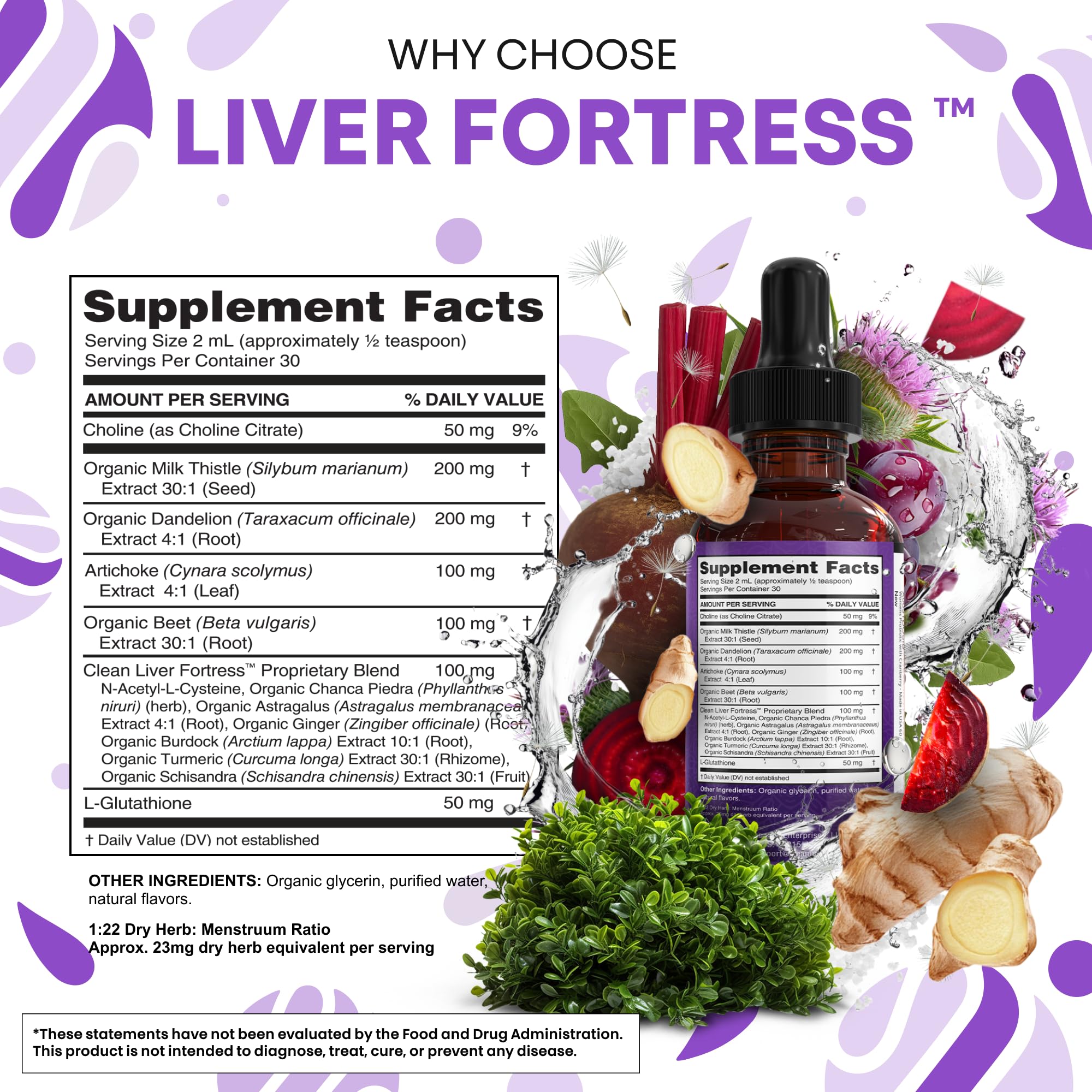 Clean Nutraceuticals etiqueta con lista de ingredientes para transparencia y confianza