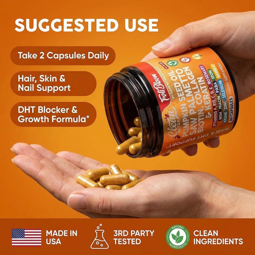 Clean Nutraceuticals etiqueta con lista de ingredientes y certificaciones