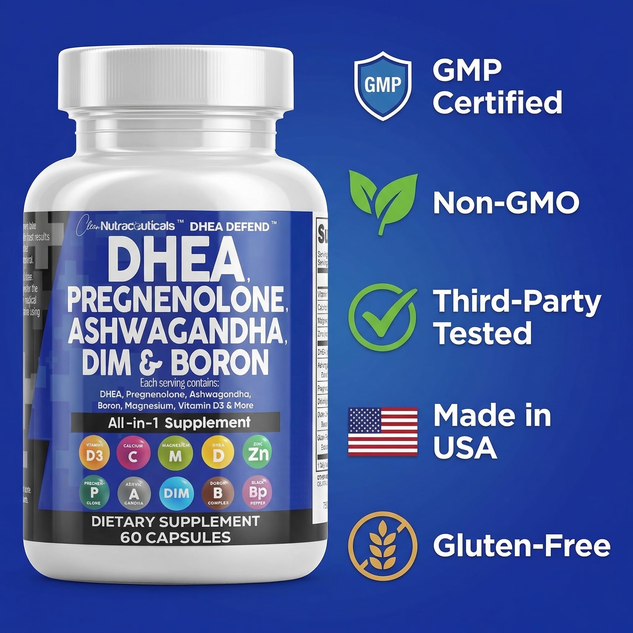Clean Nutraceuticals etiqueta nutricional ampliada informando dosis
