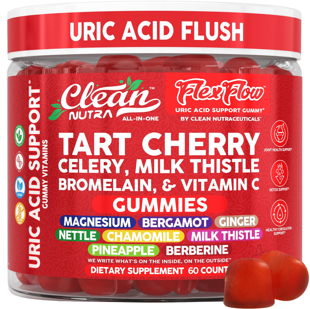 Clean Nutraceuticals frasco delantero mostrando la marca y beneficio práctico