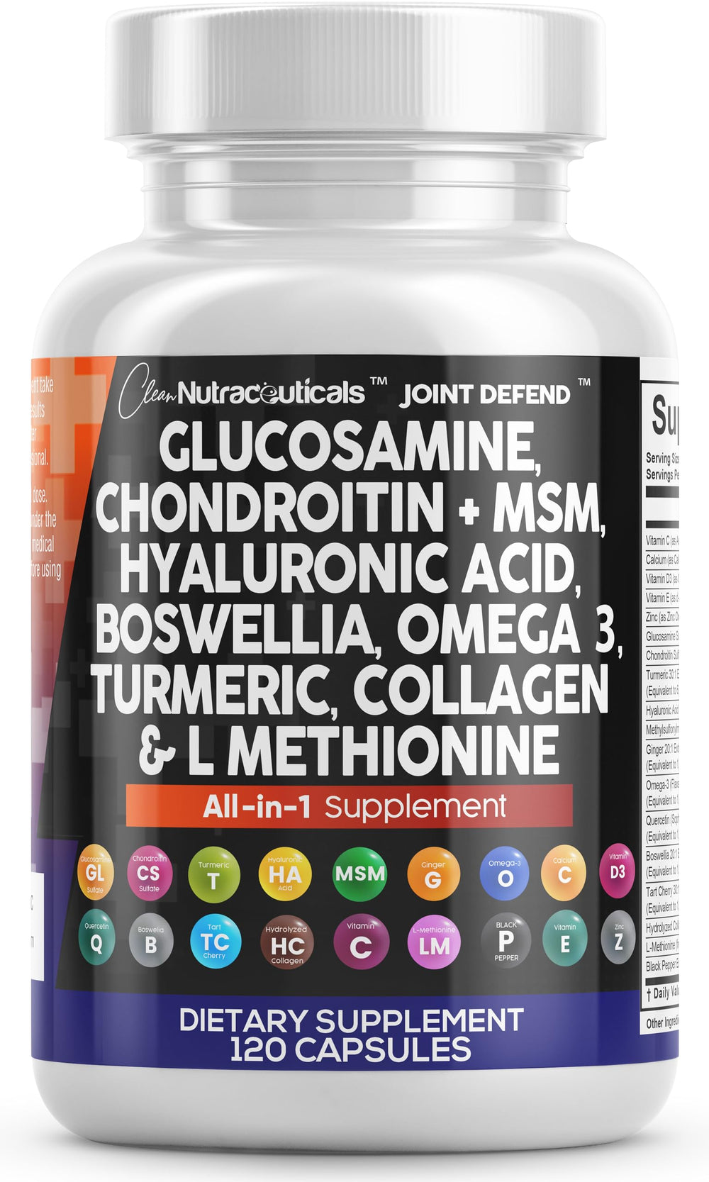 Clean Nutraceuticals frente del empaque mostrando la marca y beneficios
