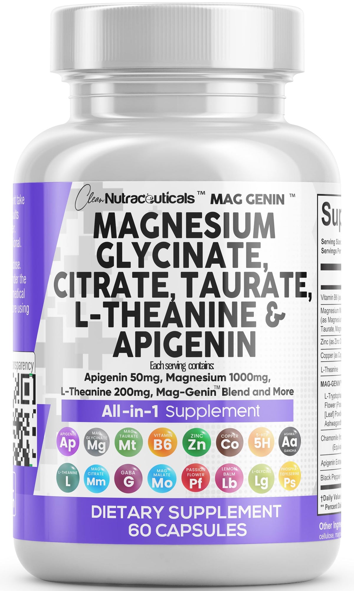 Clean Nutraceuticals frente del producto mostrando diseño y claridad