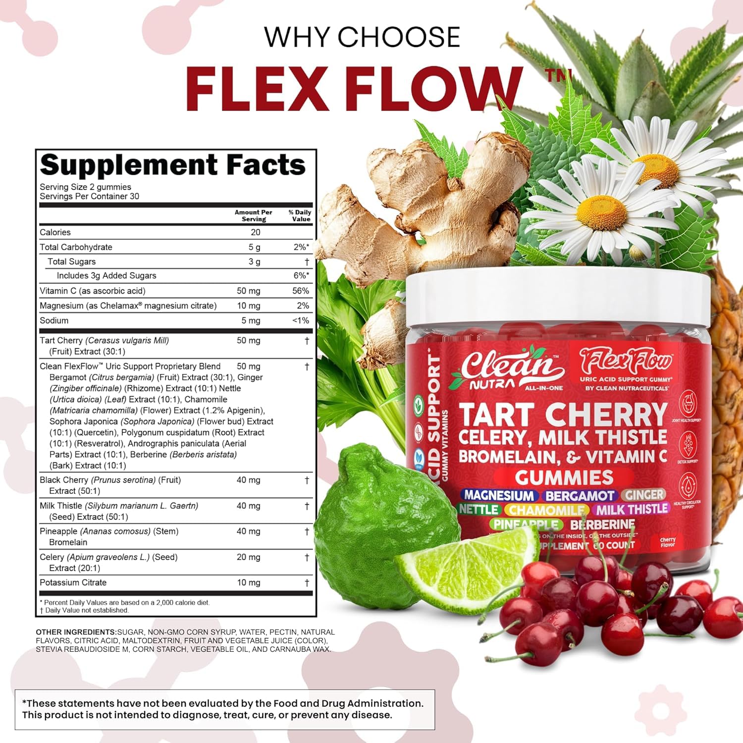Clean Nutraceuticals persona masticando goma para alternativa fácil y agradable