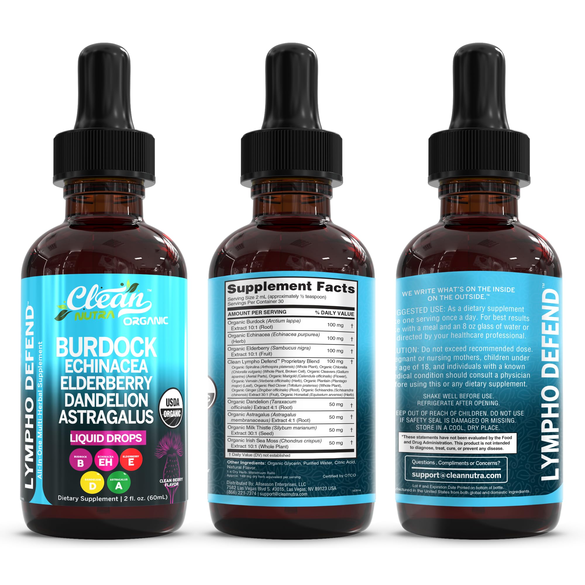 Clean Nutraceuticals gotas añadidas a vaso para toma hidratante diaria