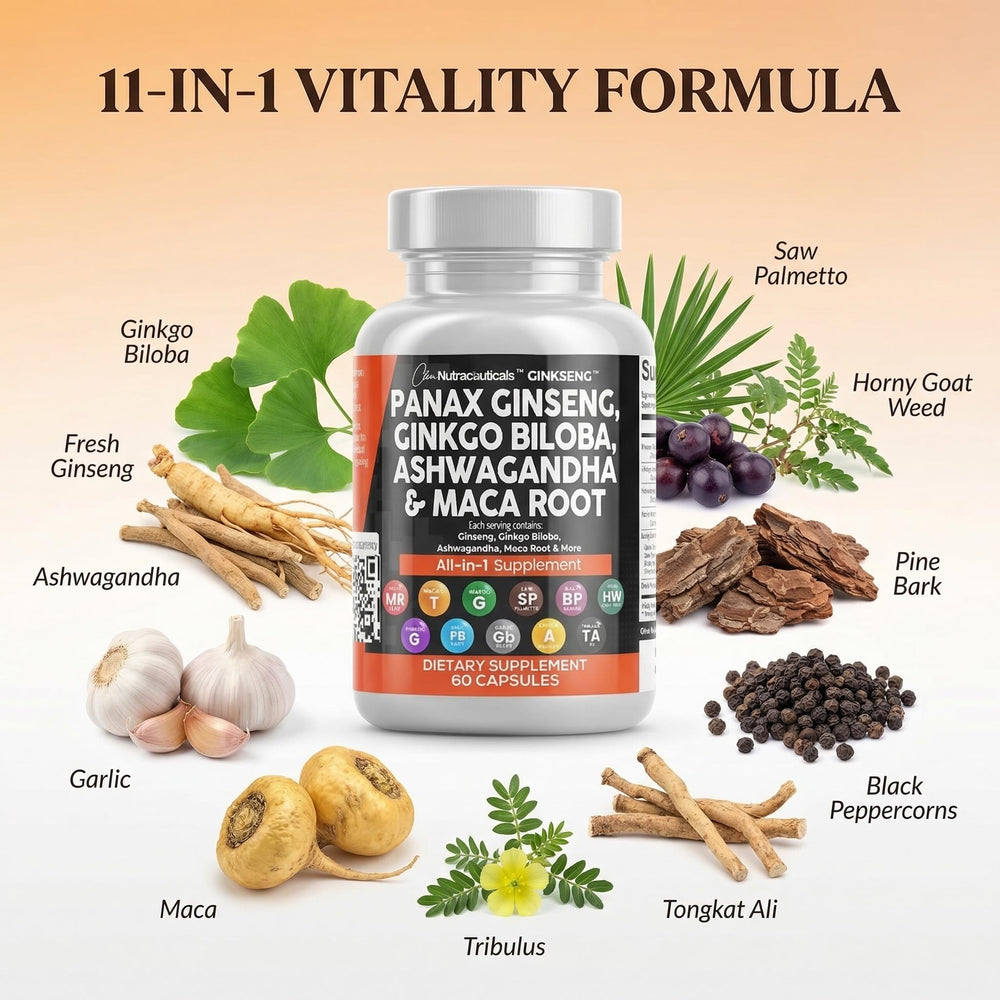 Clean Nutraceuticals mezcla de raíces y hojas secas destacando origen botánico