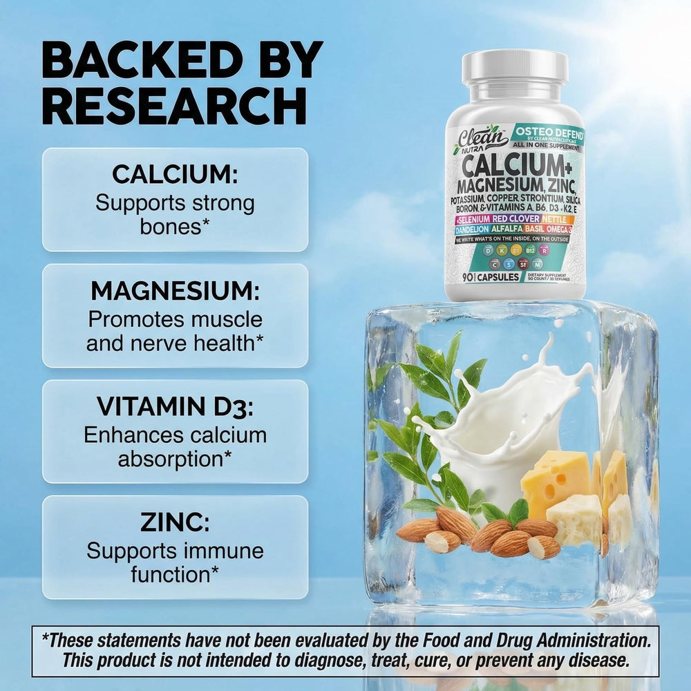Clean Nutraceuticals etiqueta con información nutricional clara y beneficios