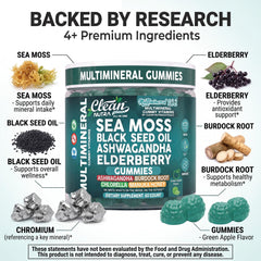 Clean Nutraceuticals frasco abierto con gomitas para acceso fácil y dosis