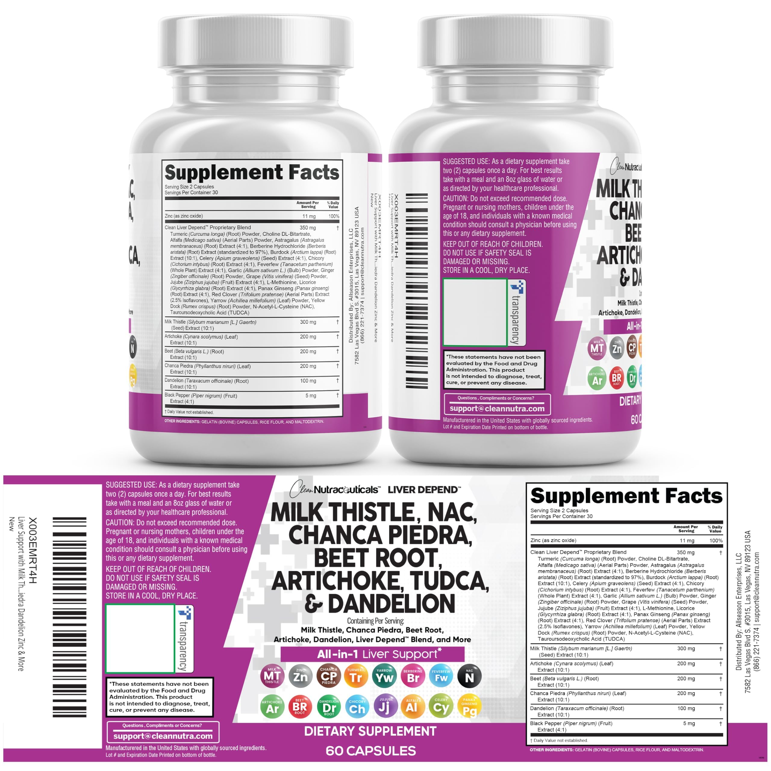 Clean Nutraceuticals certificado de calidad y control en instalación