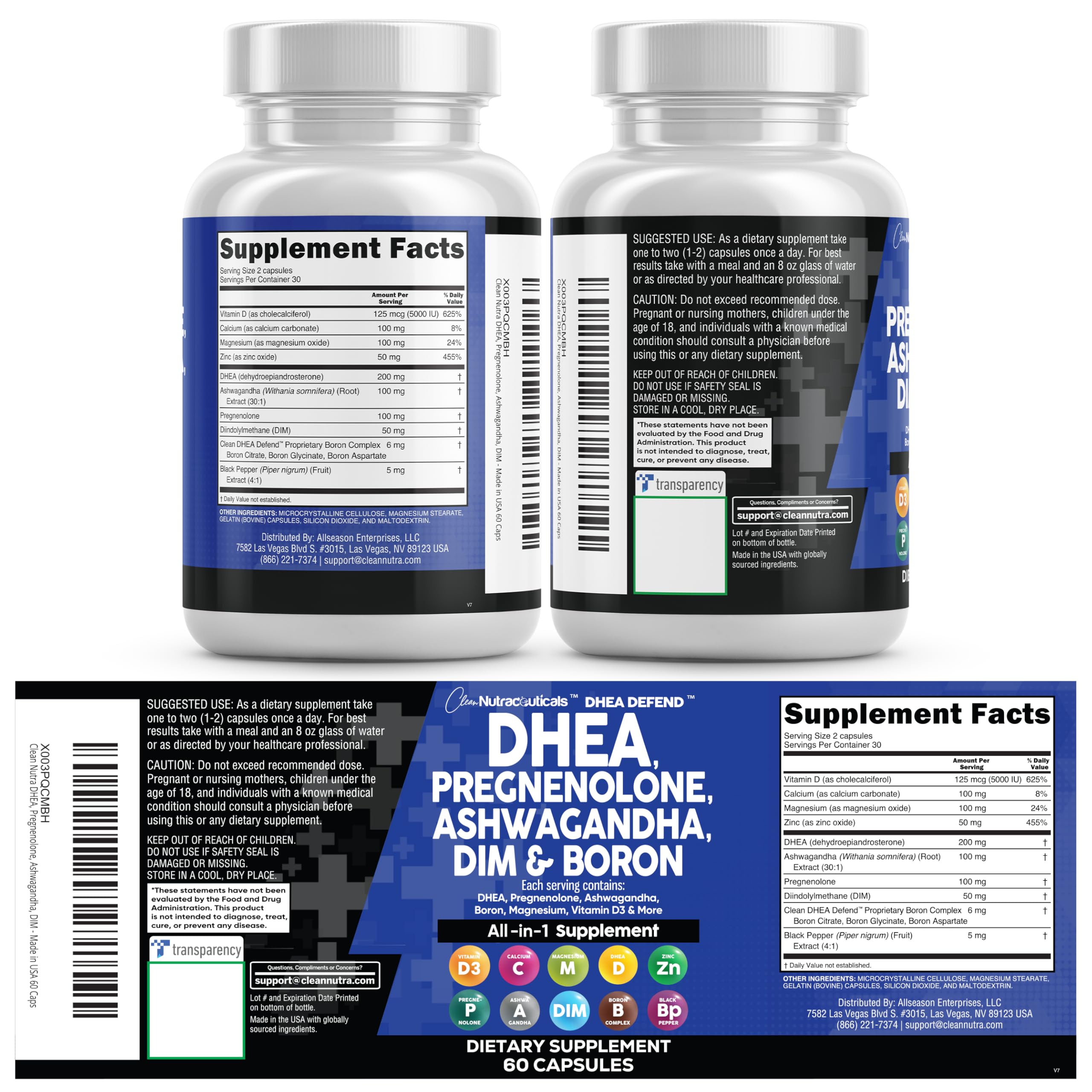Clean Nutraceuticals sello Made in USA que inspira confianza de calidad