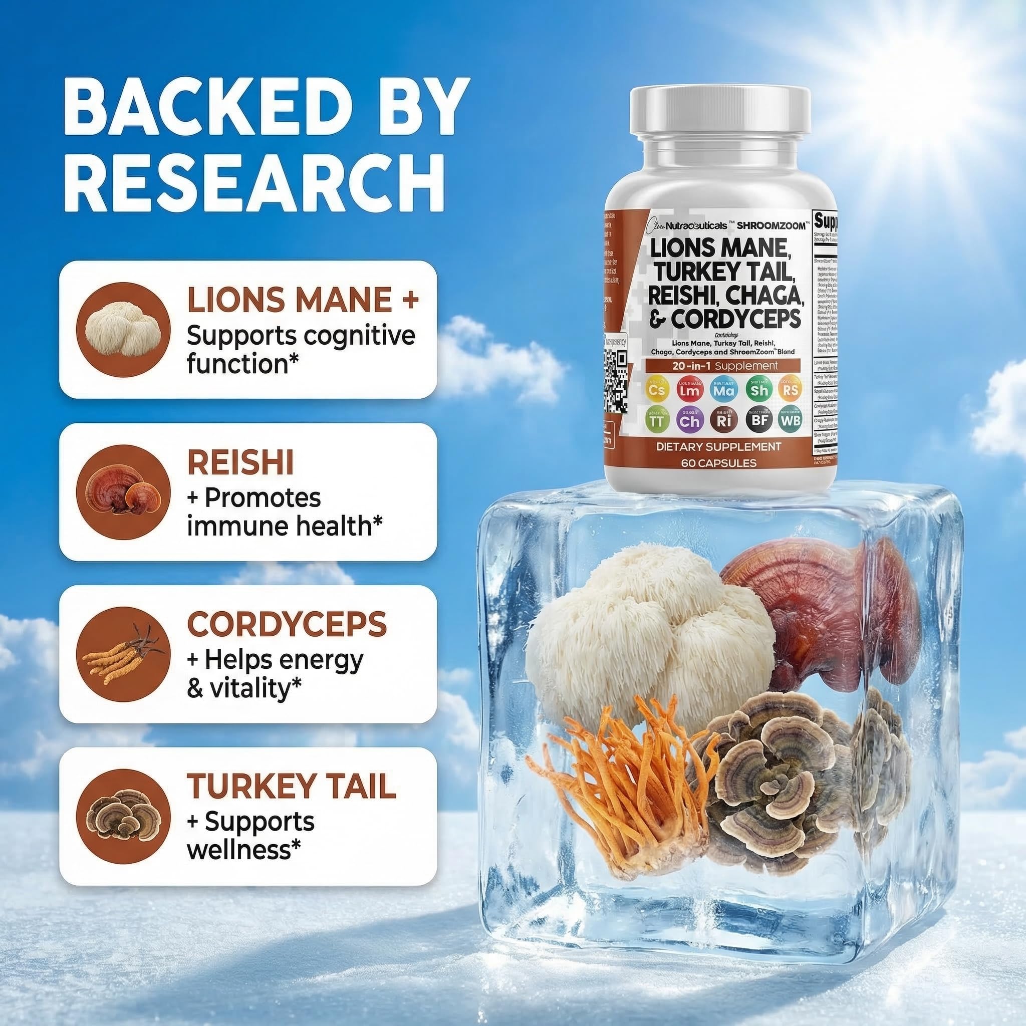 Clean Nutraceuticals detalle de tapadera y etiqueta, legibilidad y seguridad