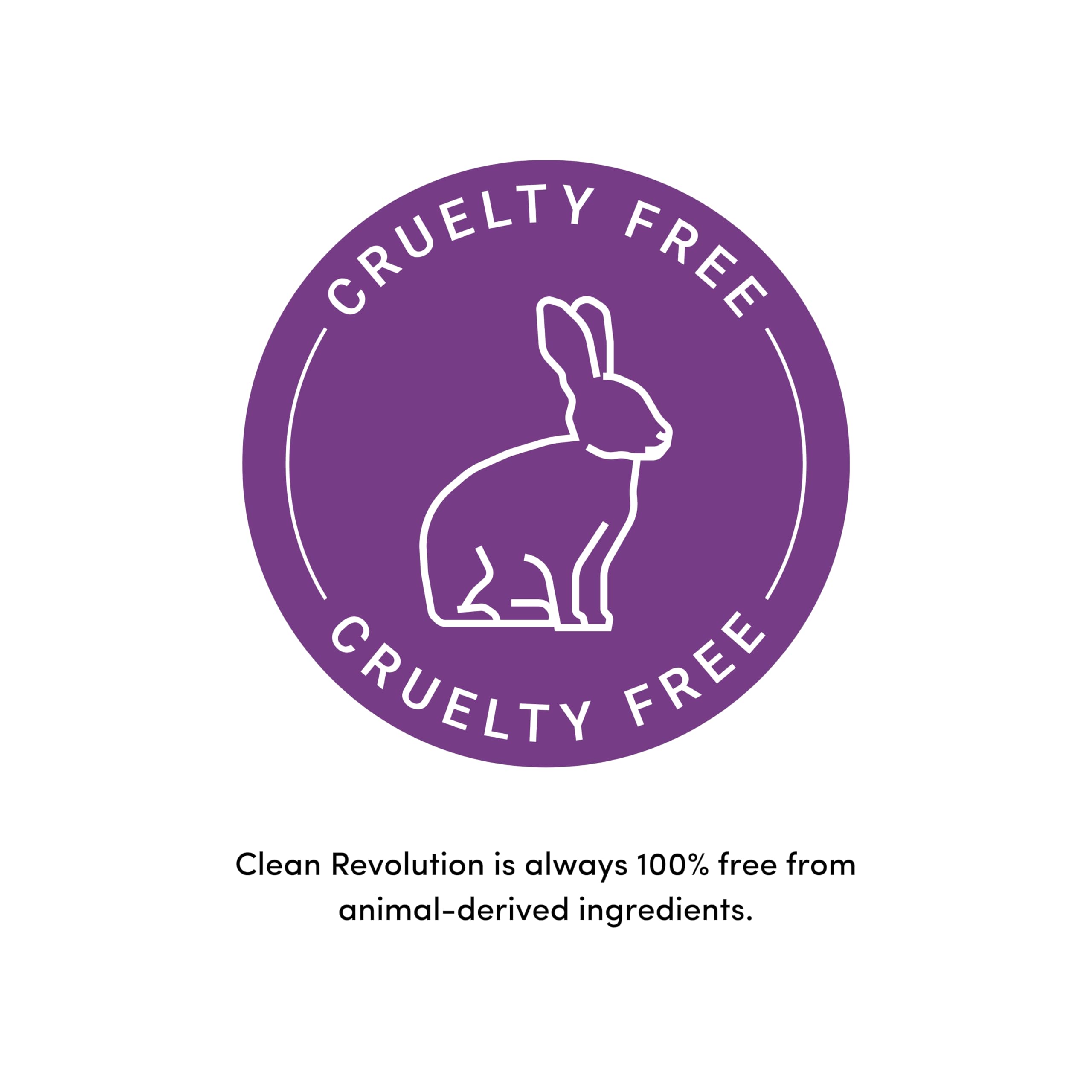 Clean Revolution comparación de tamaños 8 oz, 64 oz y 128 oz ahorro y recarga