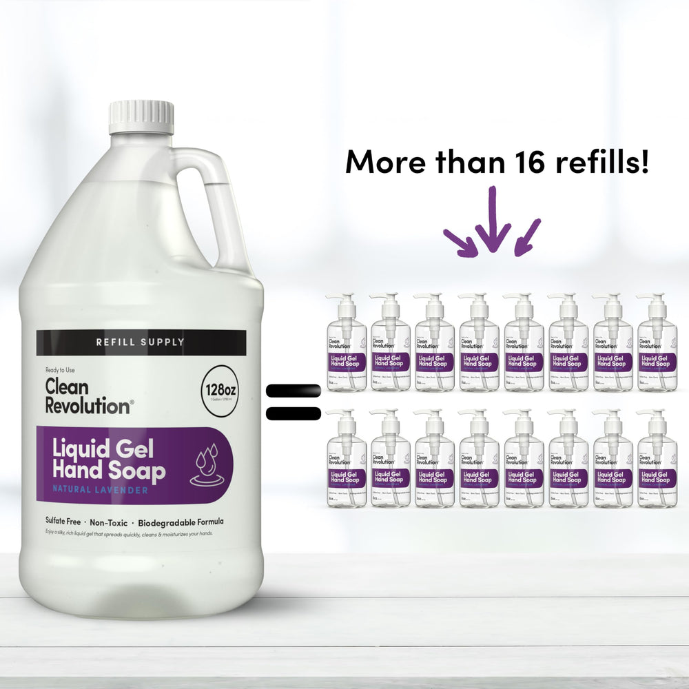 Clean Revolution textura de gel en primer plano demostrando espuma sedosa