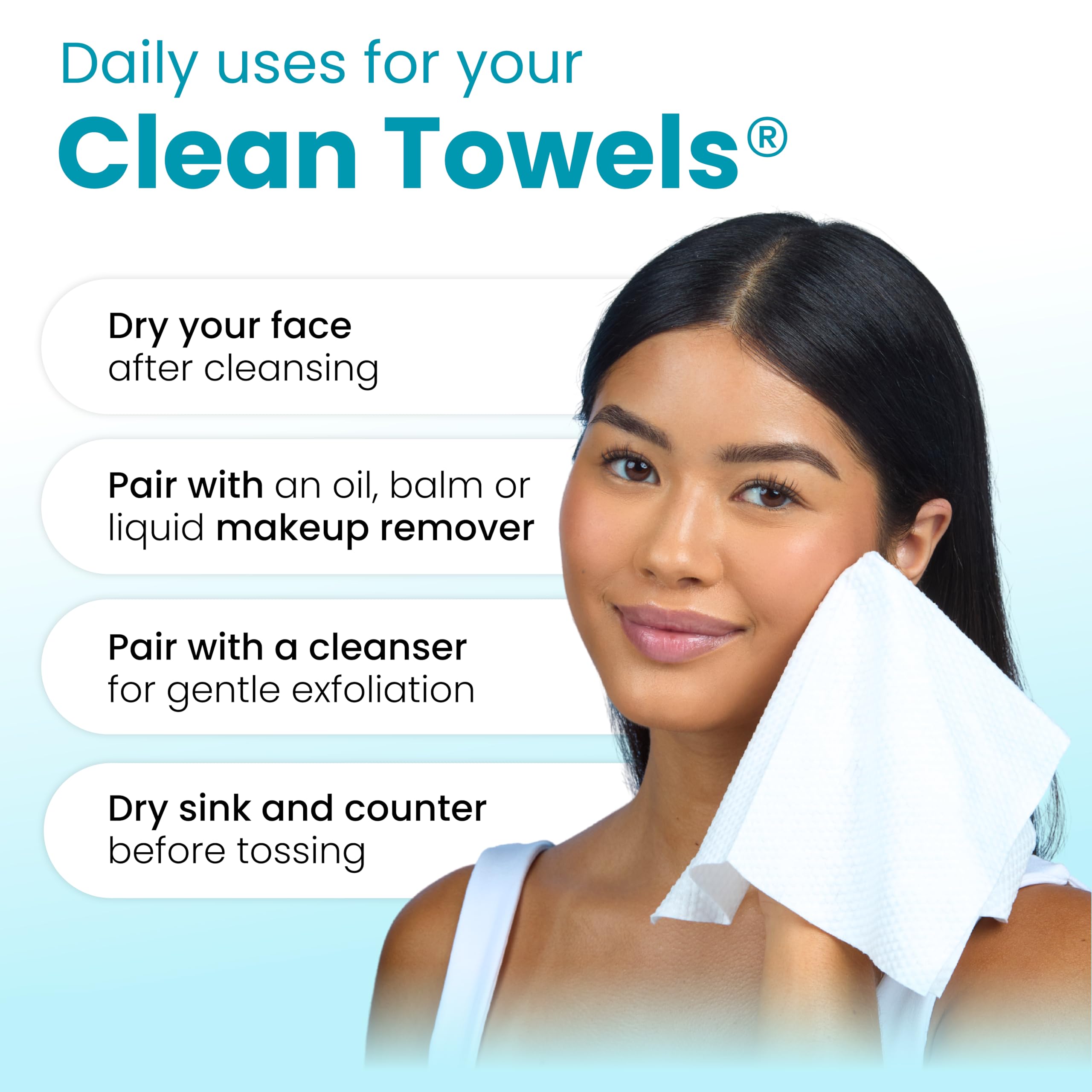 Clean Skin Club en baño minimalista mostrando uso diario práctico