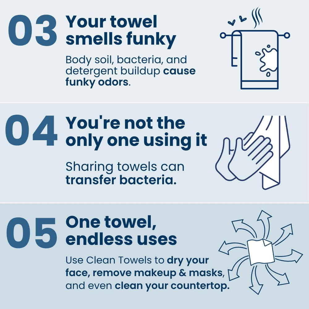 CLEAN SKIN CLUB comparación con mano para indicar tamaño y conveniencia
