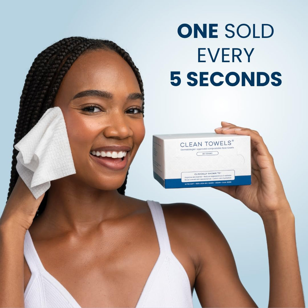 CLEAN SKIN CLUB presentación de ambos paquetes, cantidad total 50 unidades