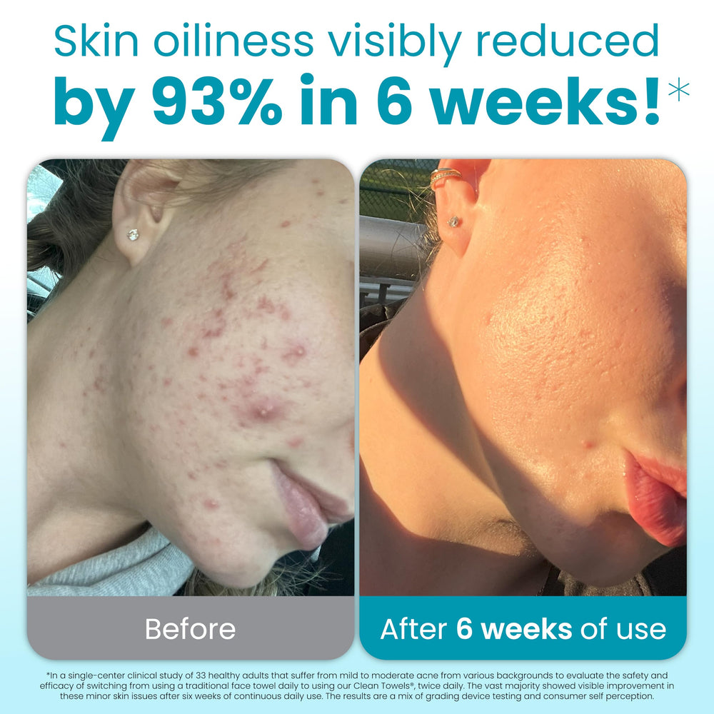 Clean Skin Club primer plano de la textura que permite exfoliación suave