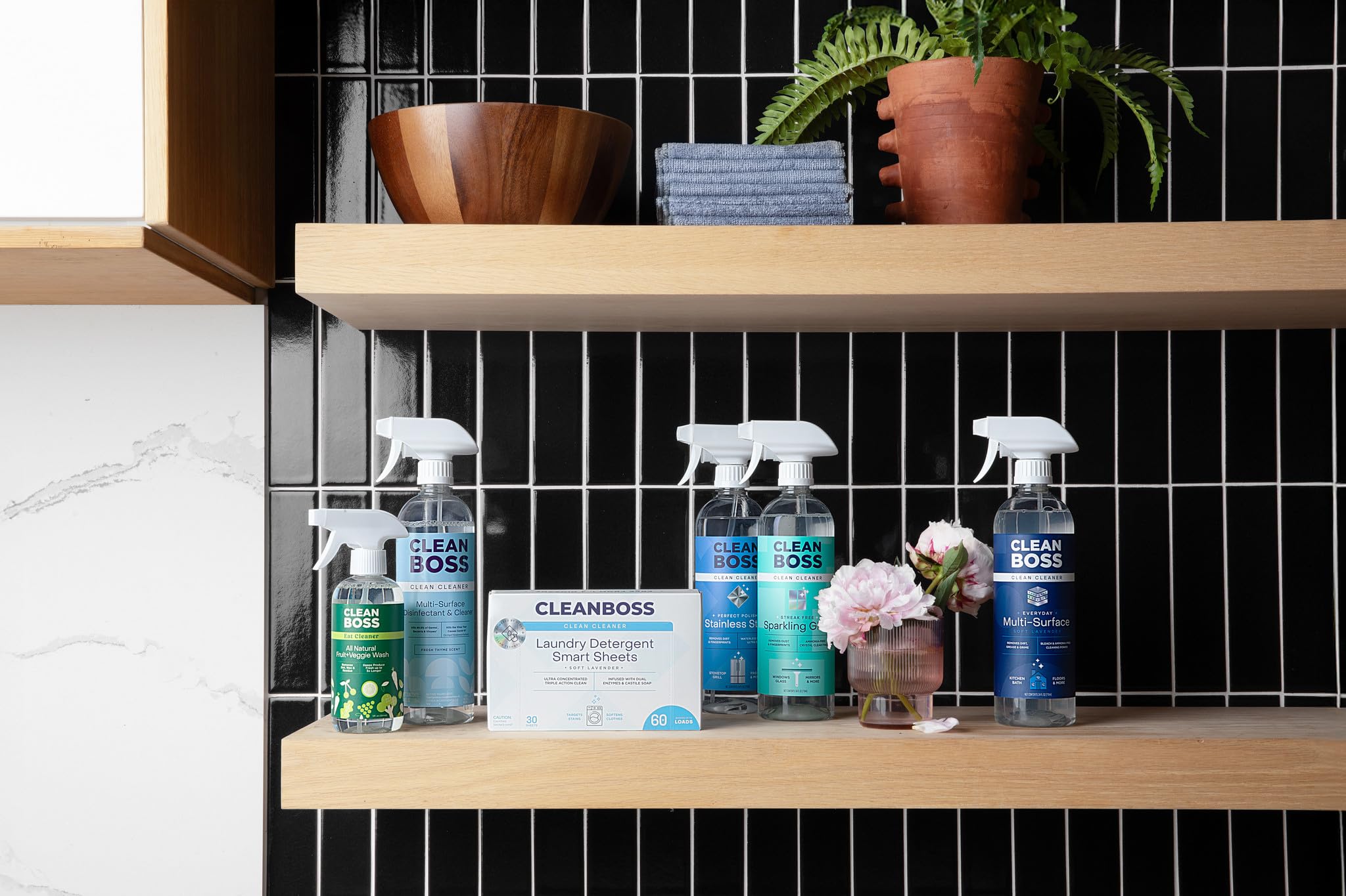 CleanBoss producto en cocina moderna, uso diario que reduce desperdicio