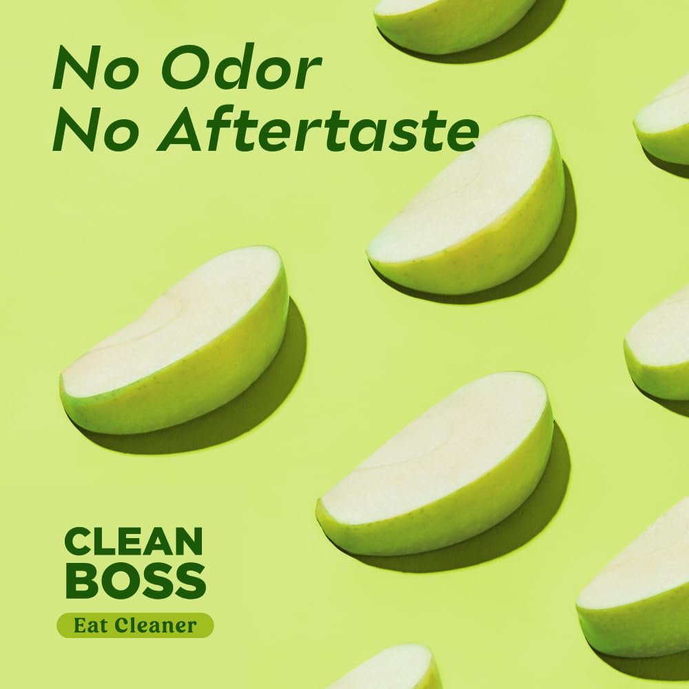 CleanBoss comparación antes y después de lavar, reducción visible de residuos