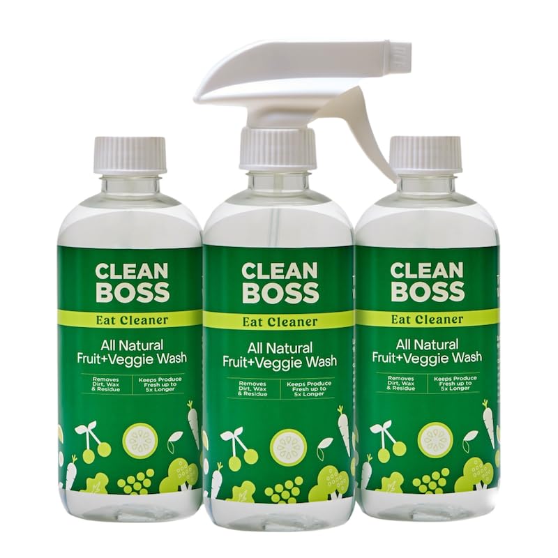 CleanBoss frasco frontal mostrando etiqueta y tamaño, confianza y claridad