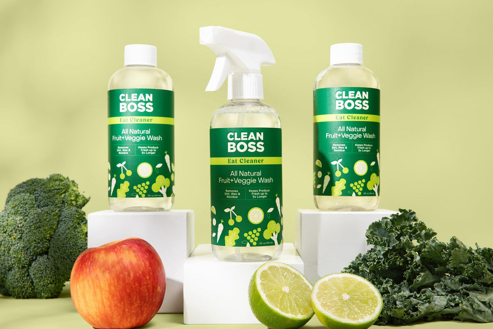 CleanBoss etiqueta con certificaciones USDA y EPA, seguridad verificada