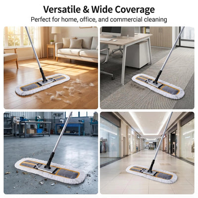 CLEANHOME articulación giratoria 180 grados para maniobrar en esquinas