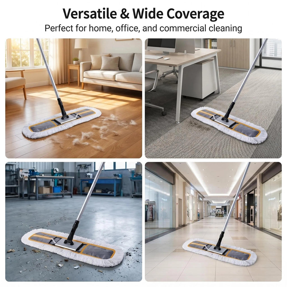 CLEANHOME articulación giratoria 180 grados para maniobrar en esquinas