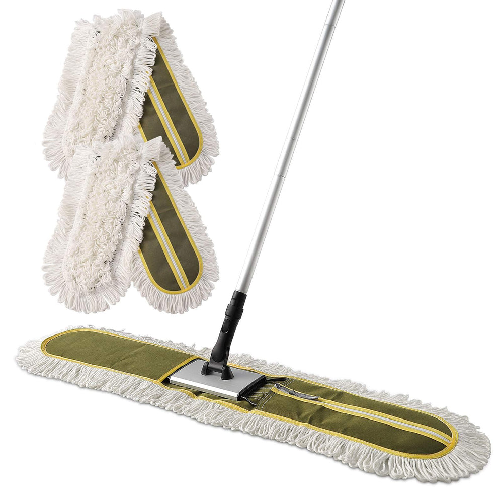 CLEANHOME in commercial kitchen cleaning scene illustrating efficient floor maintenance benefit