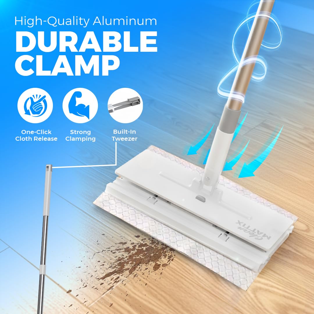 CleanMattix conjunto de 10 paños secos incluidos listos para usar y reutilizar