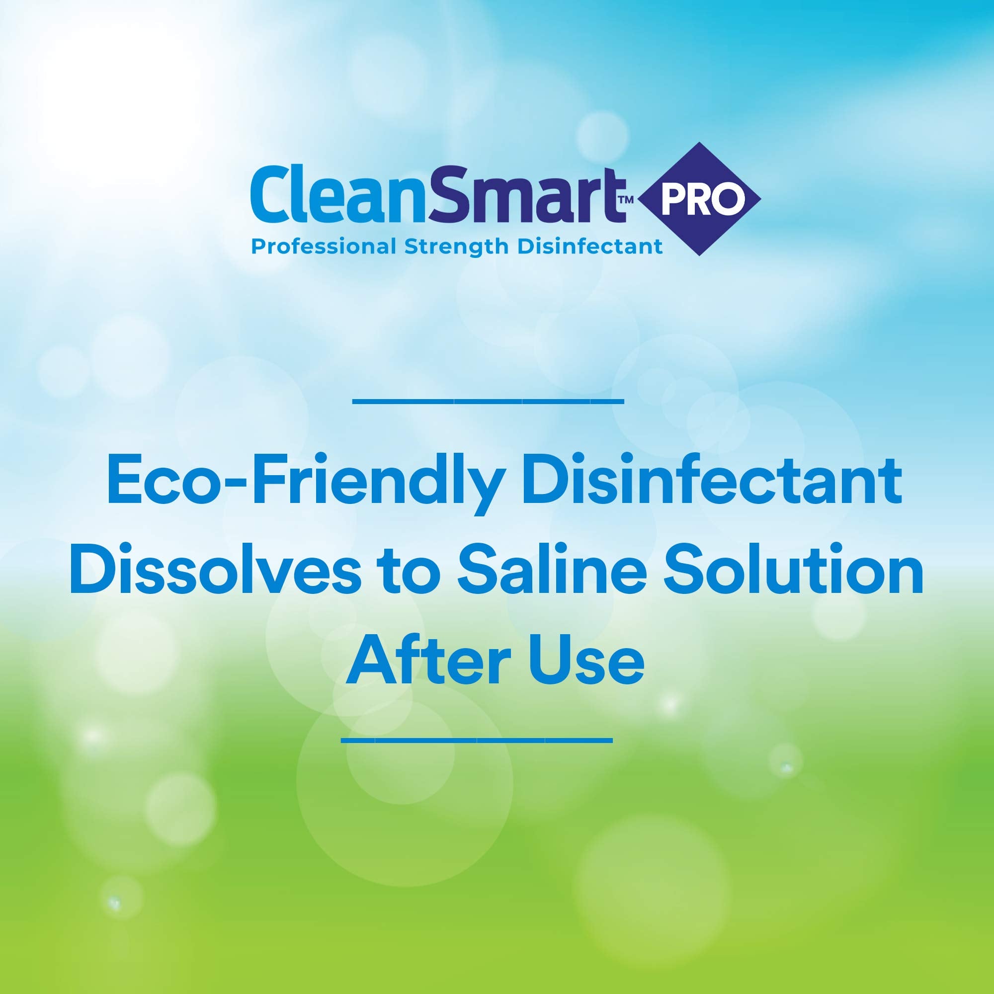 CleanSmart sprayed near a commercial kitchen prep area, indicating food-safe application