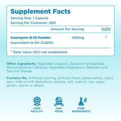 Clear Formulas detalle de etiqueta con información de pureza y dosis