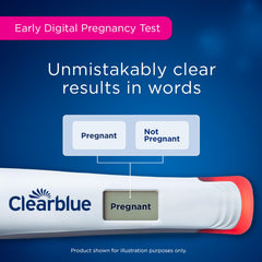 Clearblue prueba clásica envuelta individualmente para higiene y seguridad