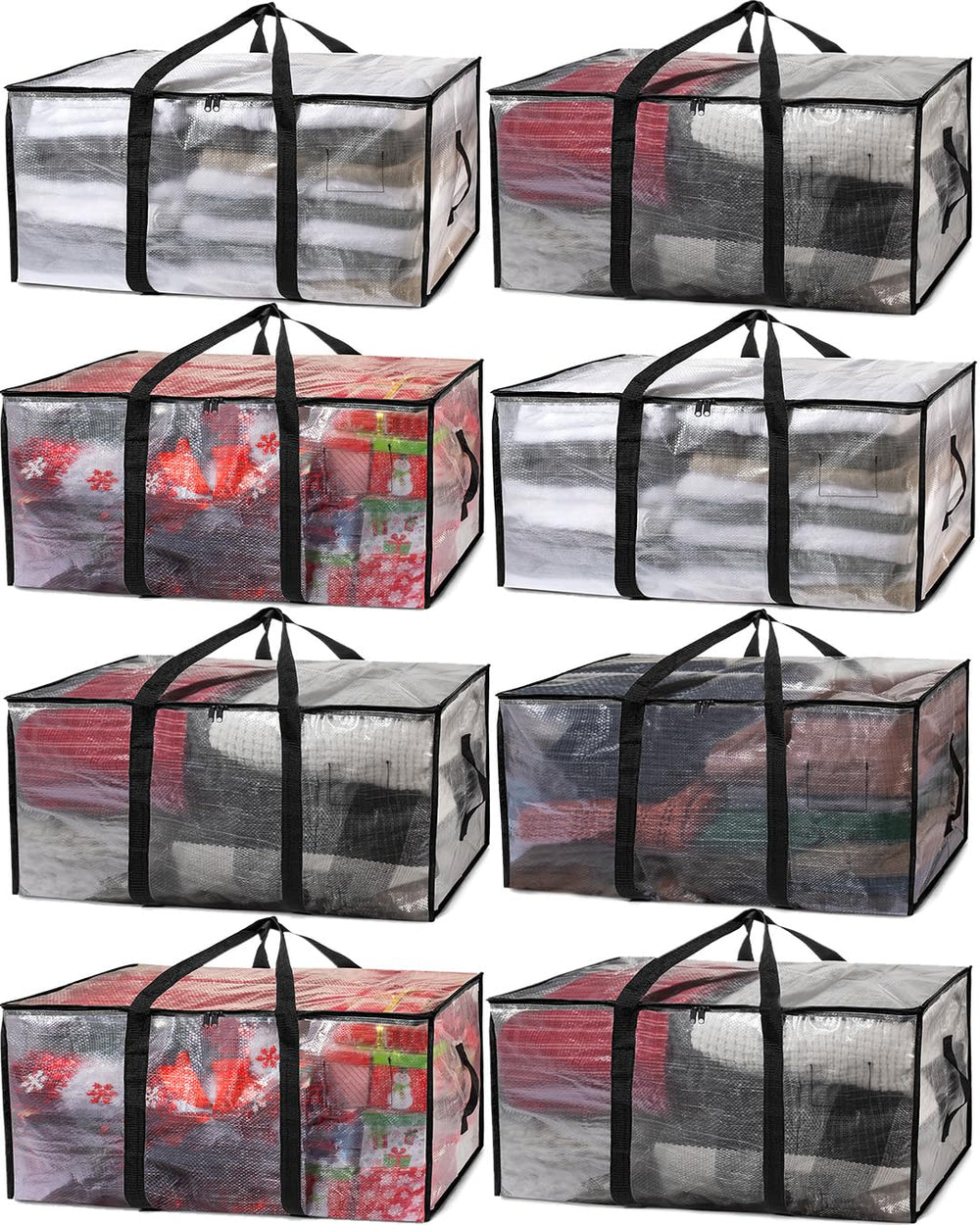 ClearSpace vista frontal pack de 8 bolsas que facilita mudanzas