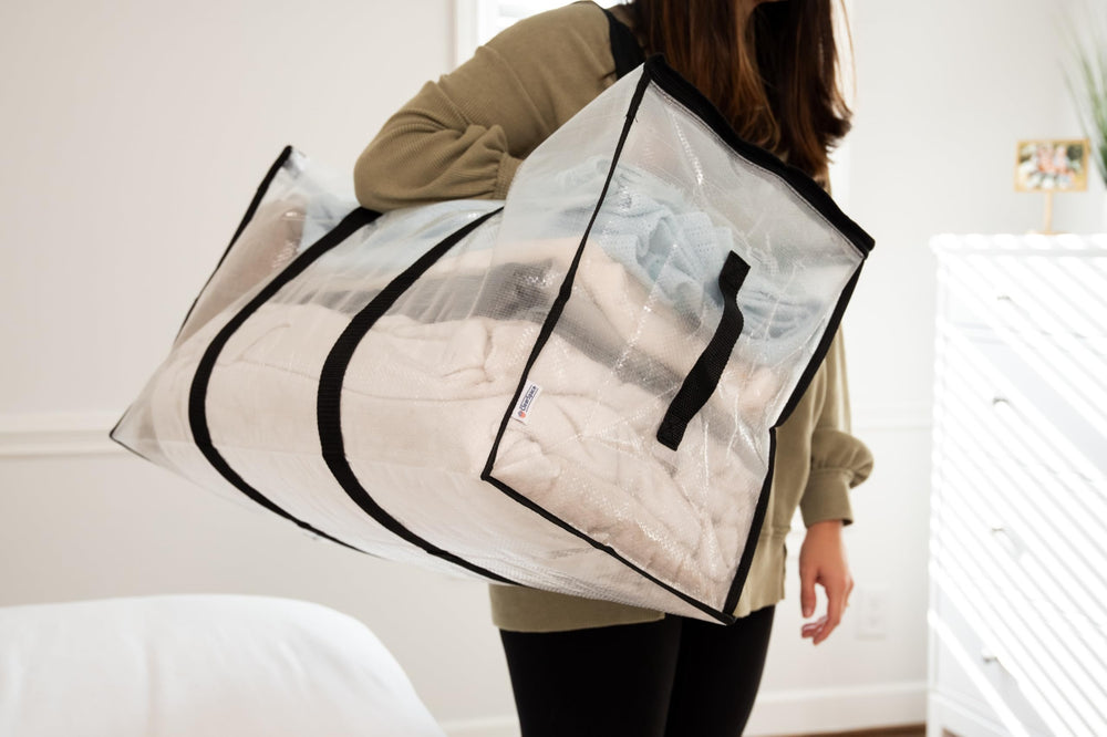 ClearSpace bolsa translúcida con contenido visible para identificación rápida