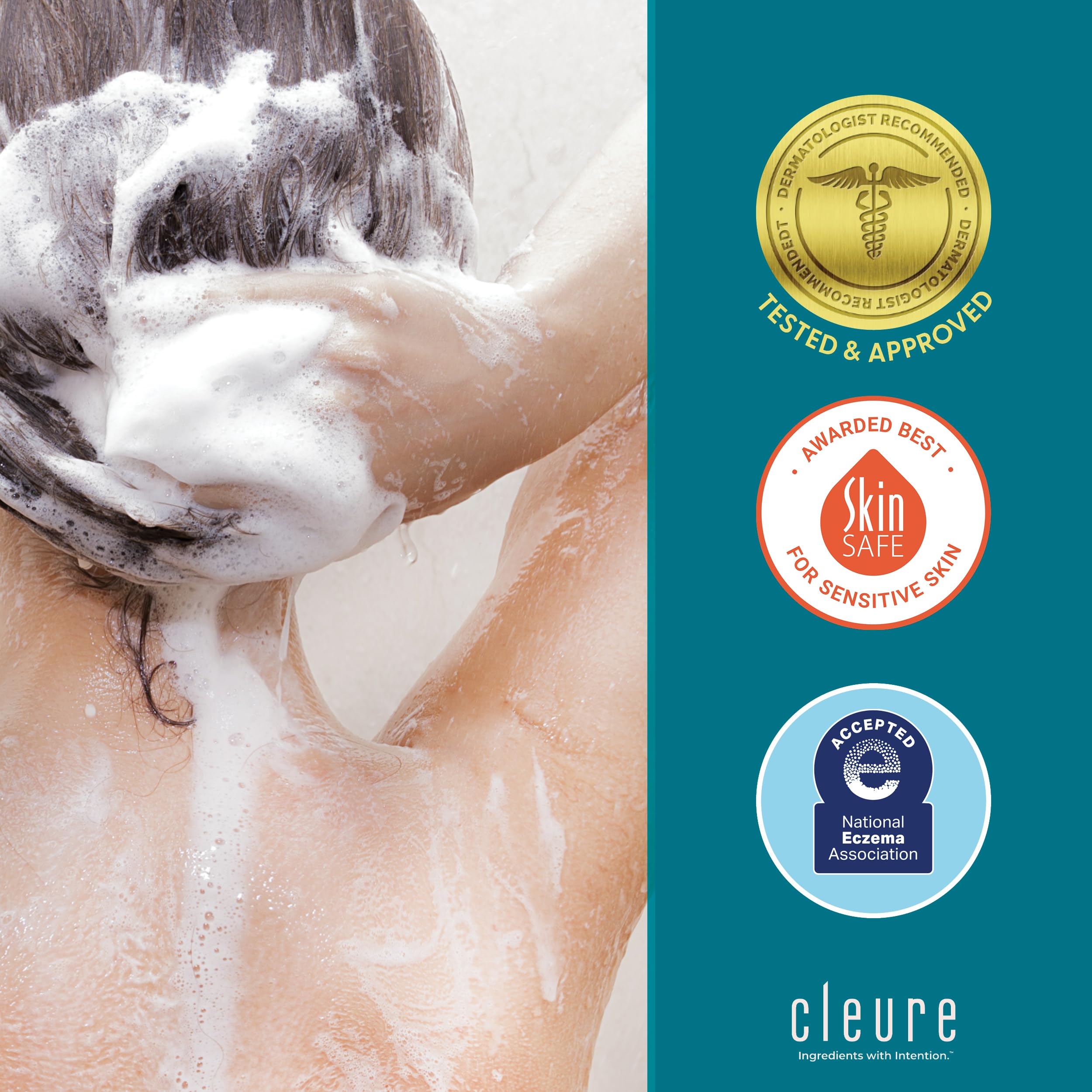 Cleure producto en baño familiar, apto para piel sensible