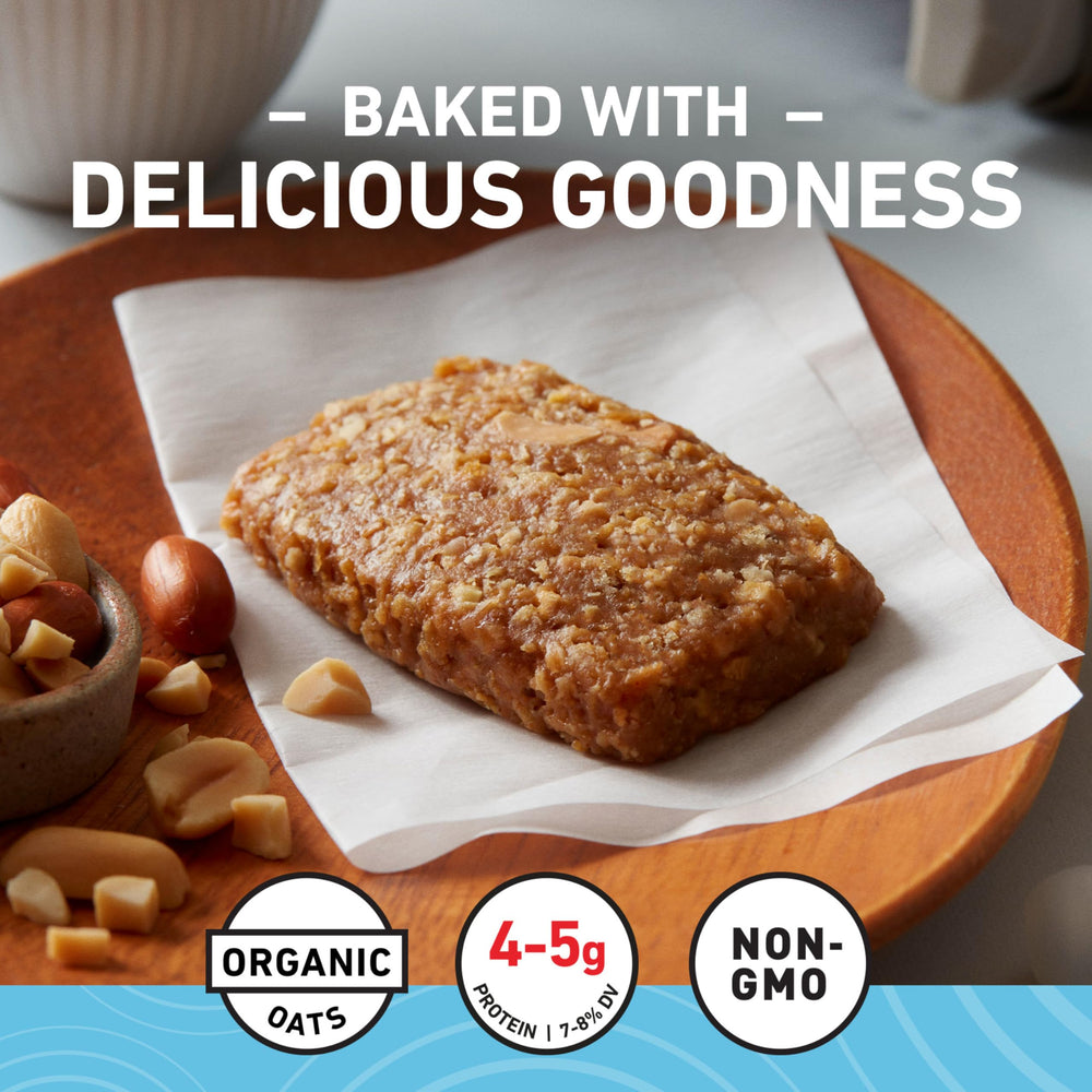 CLIF Bar Mini abierta mostrando interior y fácil consumo inmediato