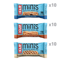 CLIF Bar detalle de textura de la Mini con avena visible y energía
