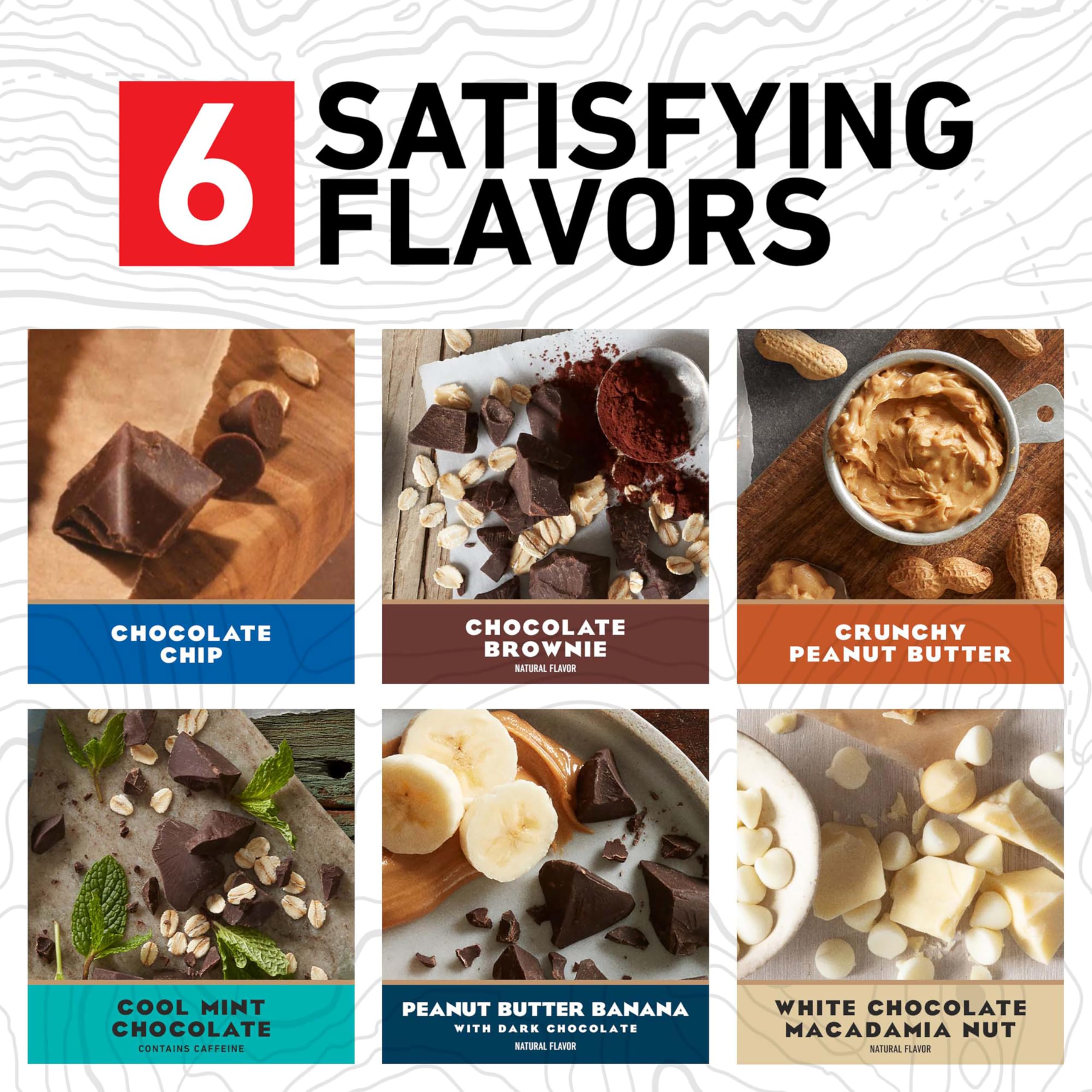 CLIF Bar Chocolate Chip siendo sujetada, aporta proteína vegetal lista para actividad