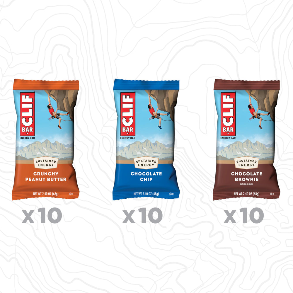 CLIF BAR detalle de textura de la barra con apariencia apetecible