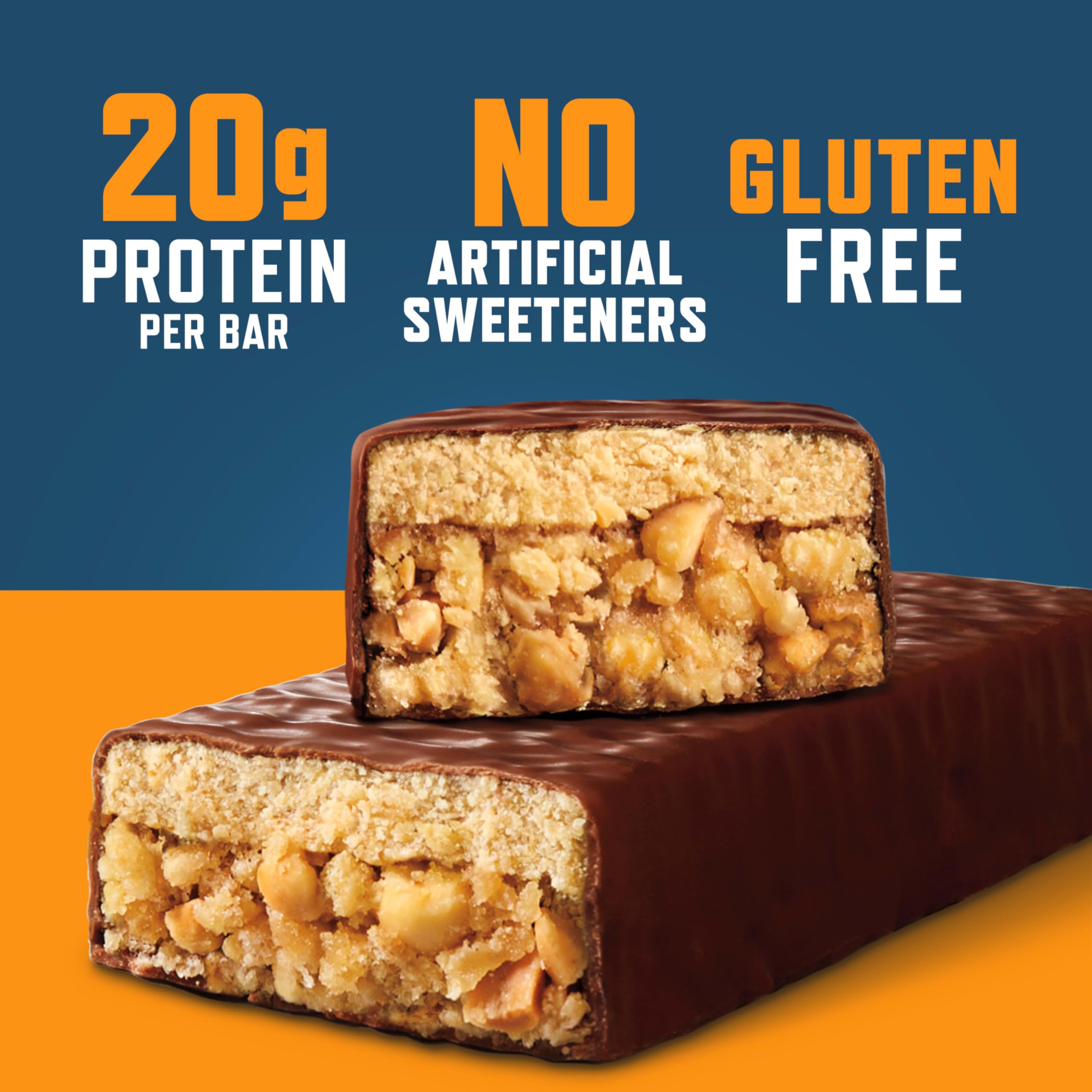 CLIF BUILDERS barra individual abierta, lista para consumir tras entreno