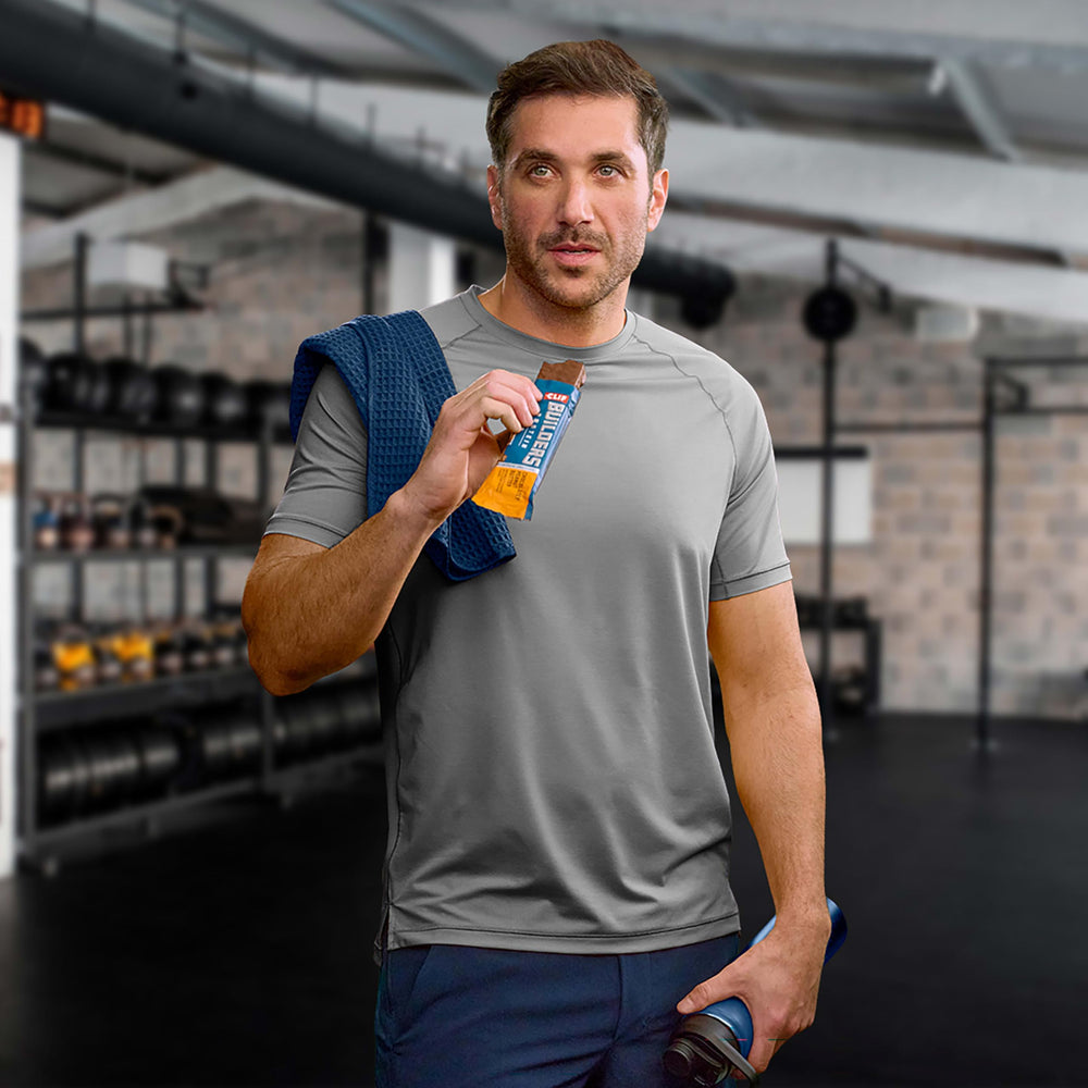 CLIF BUILDERS barra en entorno exterior, energía para actividades