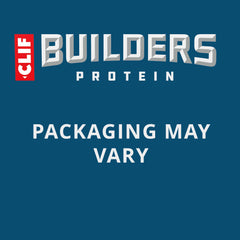 CLIF BUILDERS barra al lado de una regla para comparar tamaño práctico
